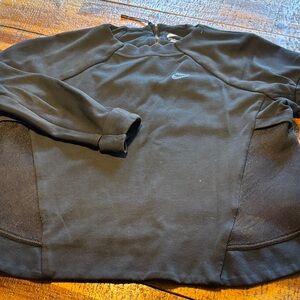 Nike Black Women's Pullover Sweatshirt Hoodie